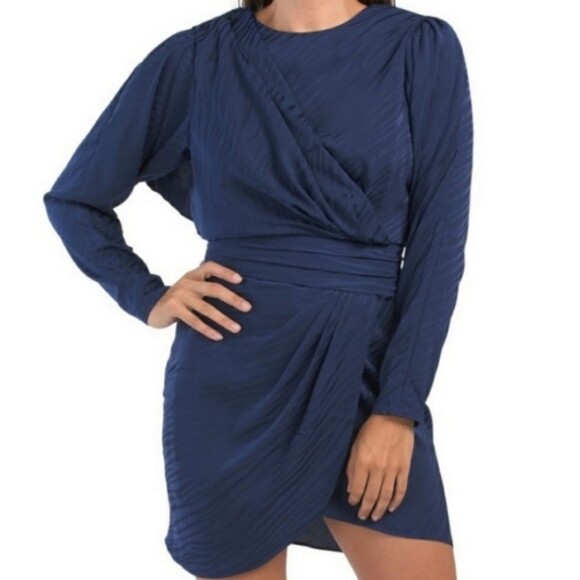 Ronny Kobo Shanaya Long Sleeve Mini Dress - Picture 1 of 15